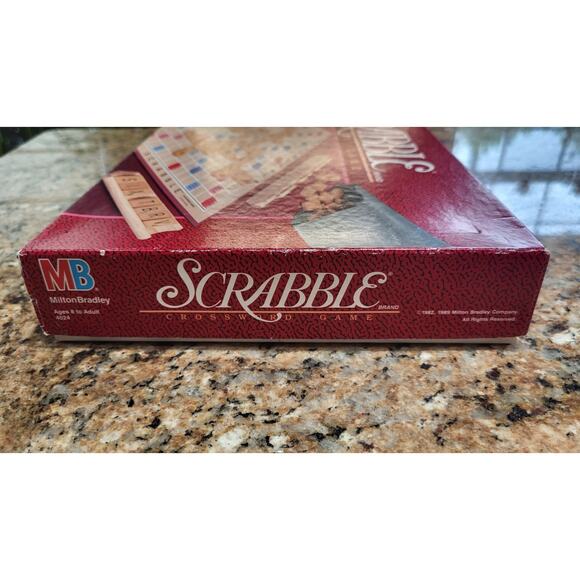 Vintage Milton Bradley Scrabble Crossword Game - 1989 - Picture 16 of 16